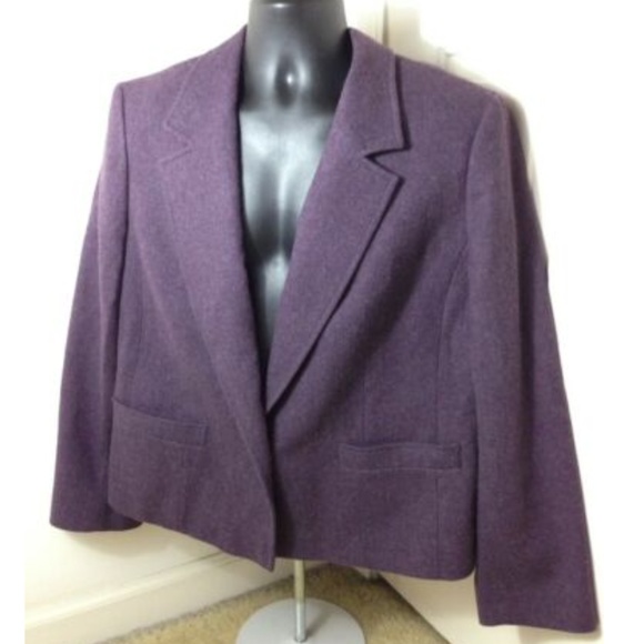 Vintage Pendleton Wool Blazer Jacket 1 Button 40 - Picture 1 of 5